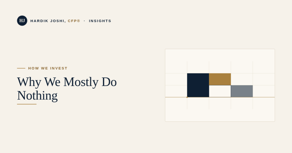 Nw why we mostly do nothing