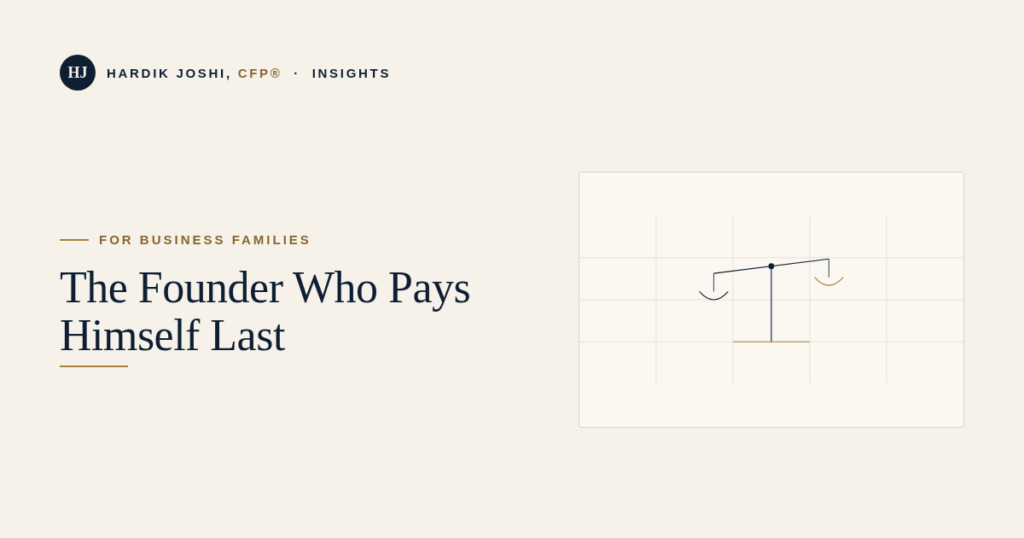 Week the founder who pays himself last